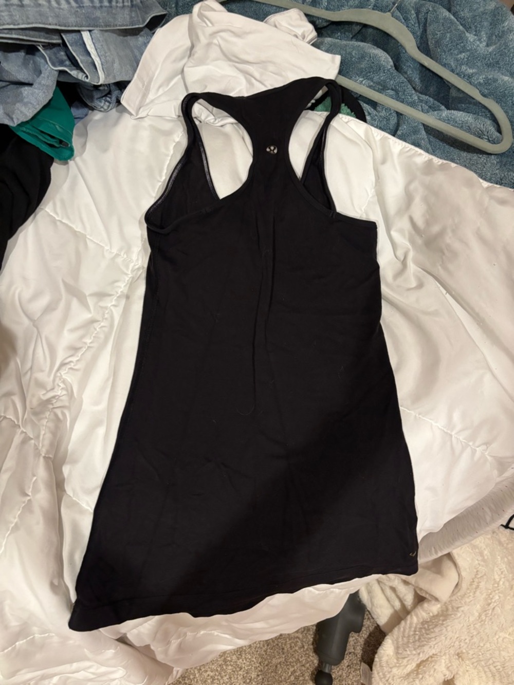 lululemon athletica Black Racerback Tank Top